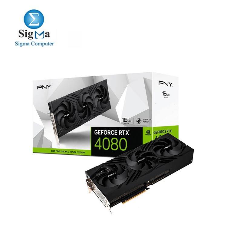 PNY GeForce RTX 4080 16GB TF VERTO Edition  VCG408016TFXPB1 - Main view