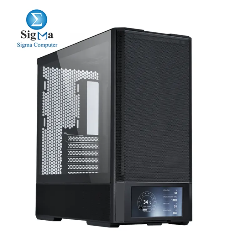 LIAN LI Lancool 207 Digital Mid Tower Gaming Case-LAN207DX - Main view