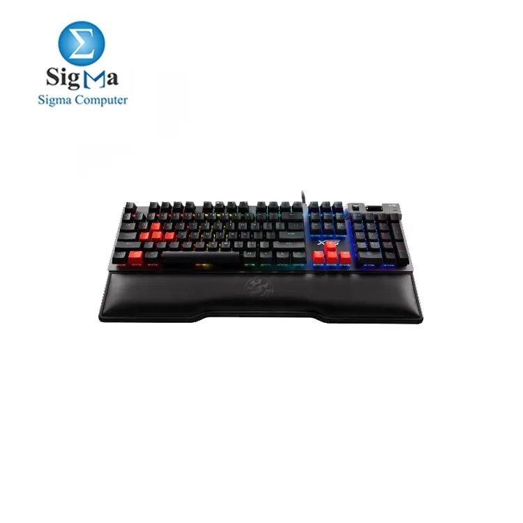 XPG SUMMONER Gaming RGB Keyboard (Blue Switch) | SUMMONER4B-BKCWW. - Main view