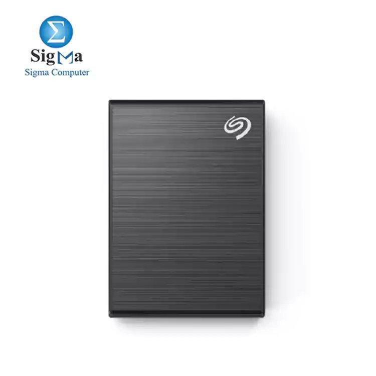 Seagate 4TB One Touch Portable Hard Drive USB 3.0 Black - Main view