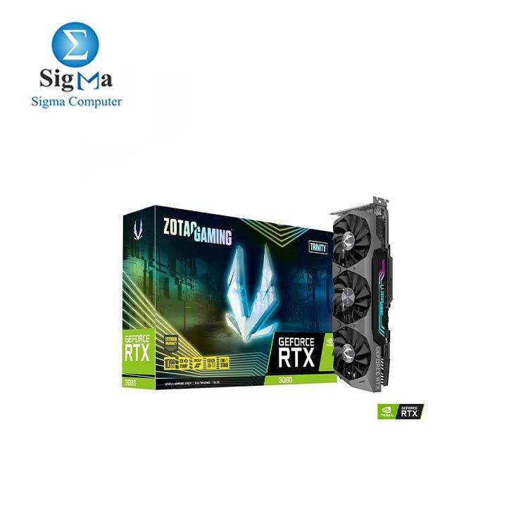 ZOTAC GAMING GeForce RTX 3080 Trinity LHR ZT-A30800D-10PLHR - Main view