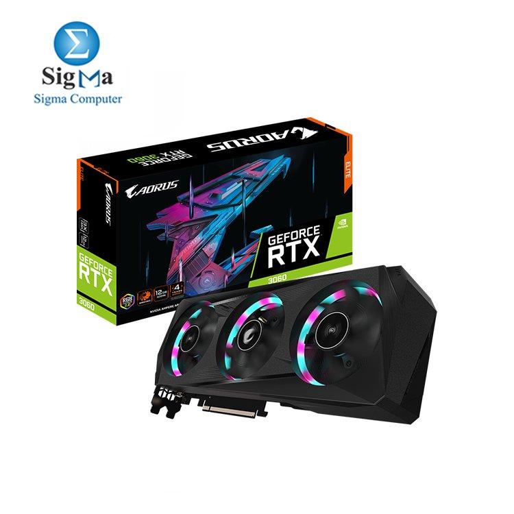 GIGABYTE AORUS GeForce RTX™ 3060 ELITE 12G (rev. 2.0) - Main view