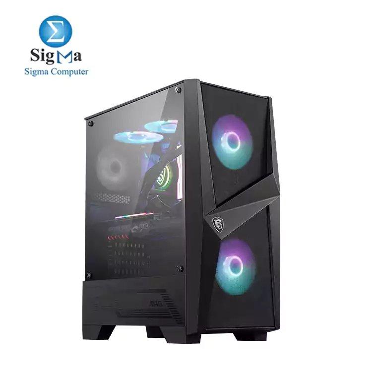 MSI MAG Forge 100R Mid Tower Gaming Computer Case - Main view