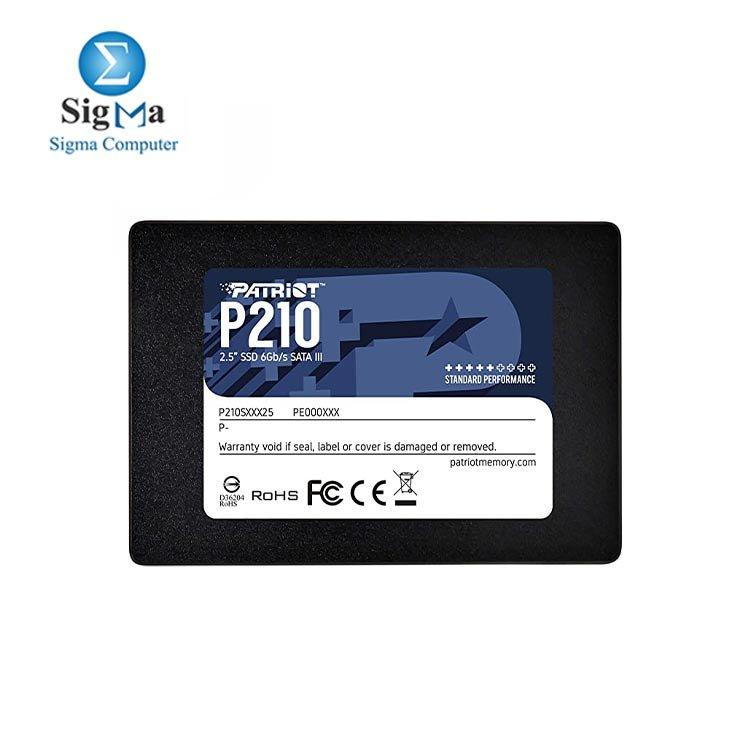 Patriot,P210, 2.5, 256GB, SATA III SSD - Solid State Drive - Main view
