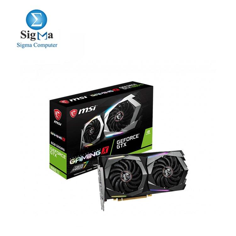 MSI GeForce GTX 1660 Ti GAMING X 6G - Main view