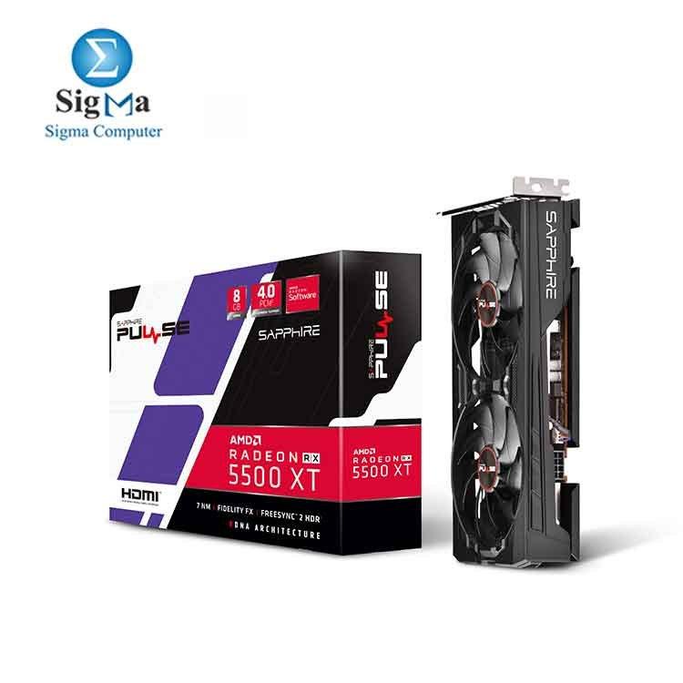 SAPPHIRE PULSE RX 5500 XT 8G GDDR6 - Main view