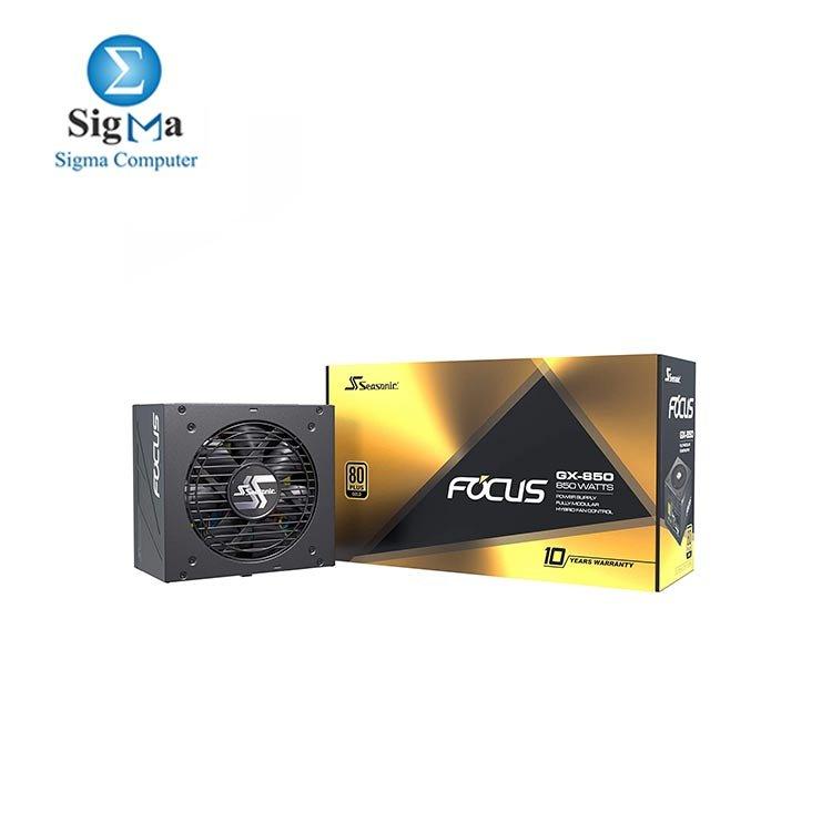 Seasonic FOCUS GX-850, 850W 80+ Gold, Full-Modular - Main view