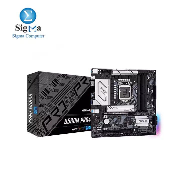 Asrock Intel B560M Pro4 DDR4 OC MotherBoard - Main view