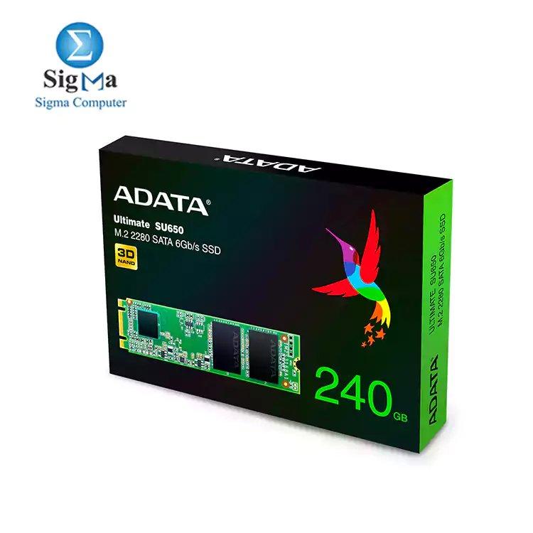 A DATA SU650 M.2 2280 SATA 6GB 240GB - Main view