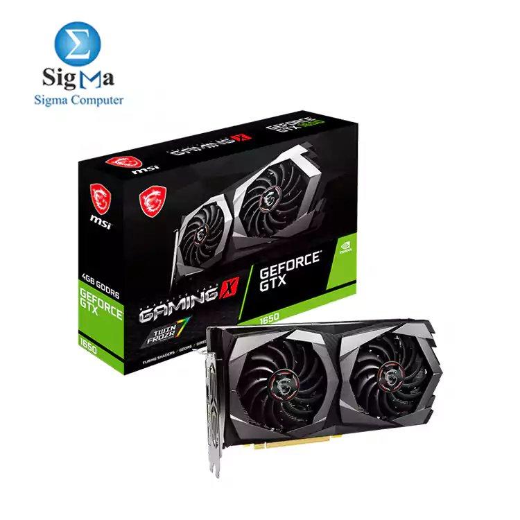 MSI GeForce GTX 1650 D6 GAMING X PLUS - Main view