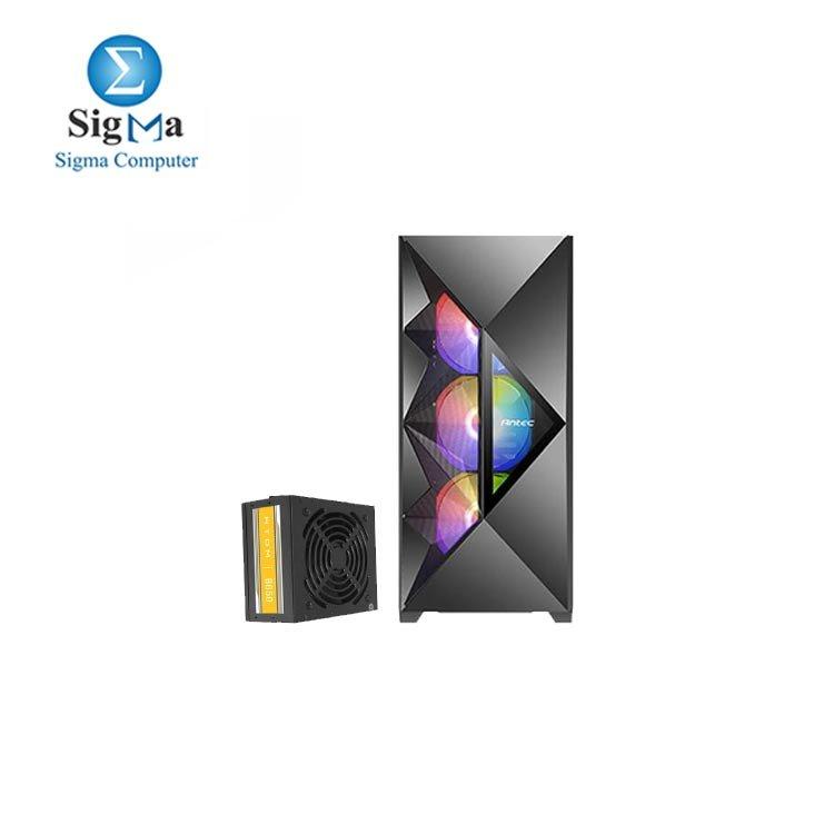 Antec DF800 Flux Mid Tower Gaming Cases 5faN PLUS POWER SUPPLY ANTEC ATOM B650 BRONZE - Main view