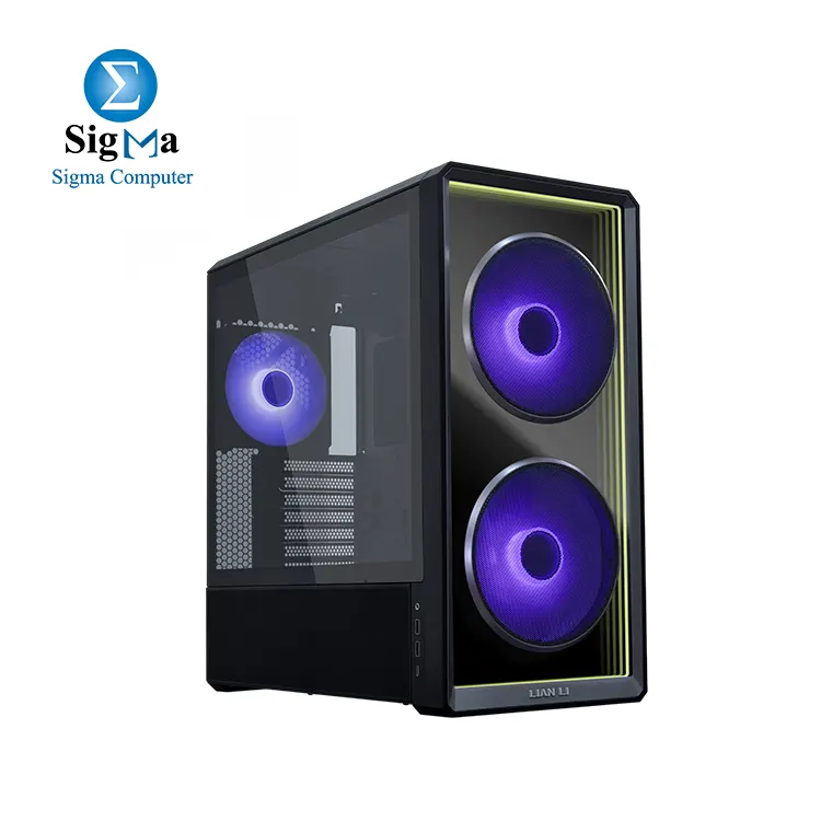 LIAN LI LANCOOL 217 INF Black Mid Tower Gaming Case - Main view