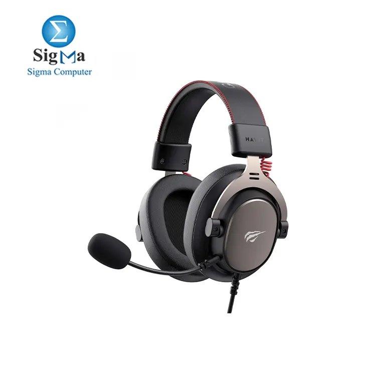 Havit Gaming Headphones H2015E with Microphone, 53mm Speaker, 3.5mm (Black) - Main view