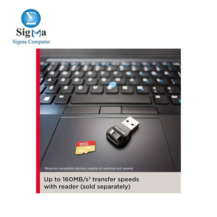 SANDISK EXTREME MICRO SDXC-256G-MEMORY CARD-SDSQXAV-GN6MN - Main view