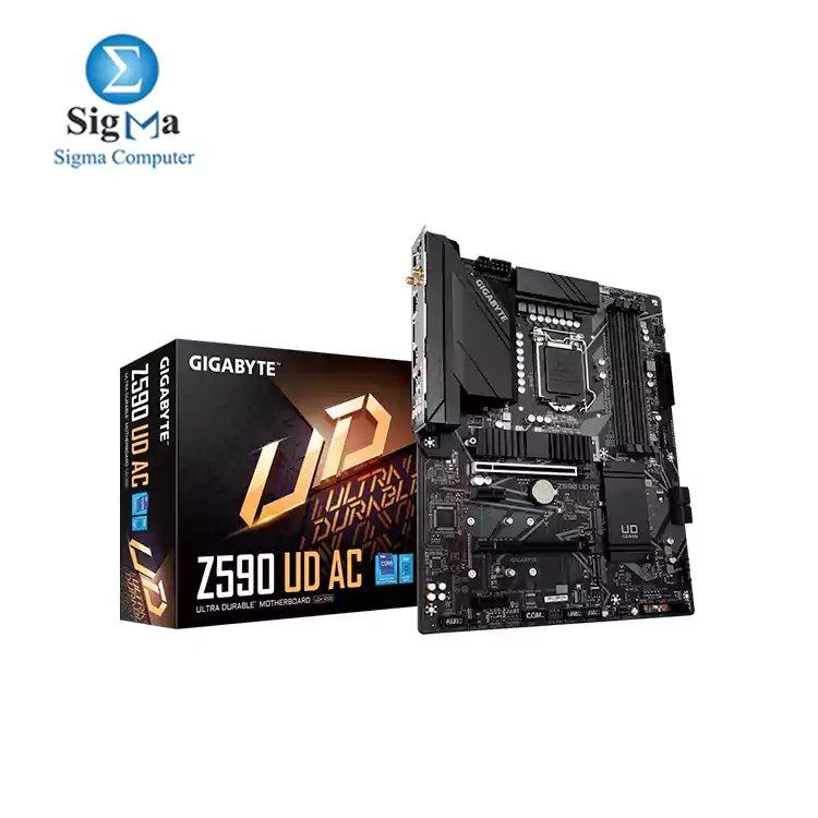 GIGABYTE Intel® Z590 UD-AC Ultra Durable Motherboard - Main view