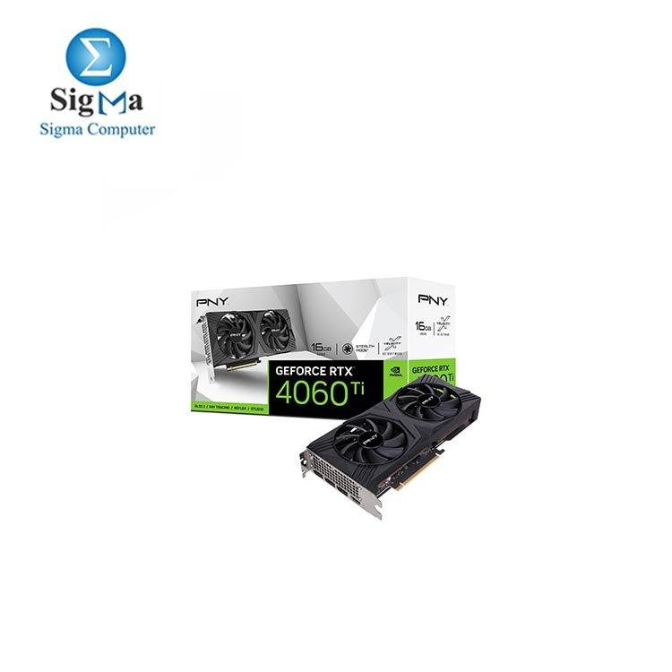PNY GeForce RTX 4060 Ti 16GB DFXPB1 VERTO Dual Fan - Main view