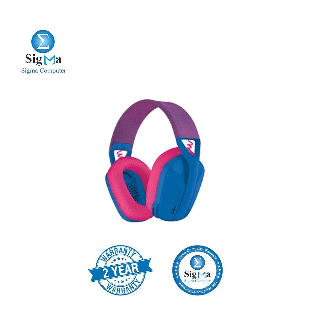 LOGITECH G435 LIGHTSPEED Wireless Gaming Headset – Blue - Main view