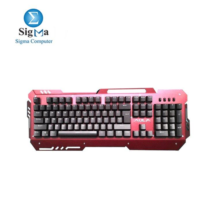 AULA KEYBOARD  MECHANCAIL SI-2009S RED/BLACK RAINBOW - Main view