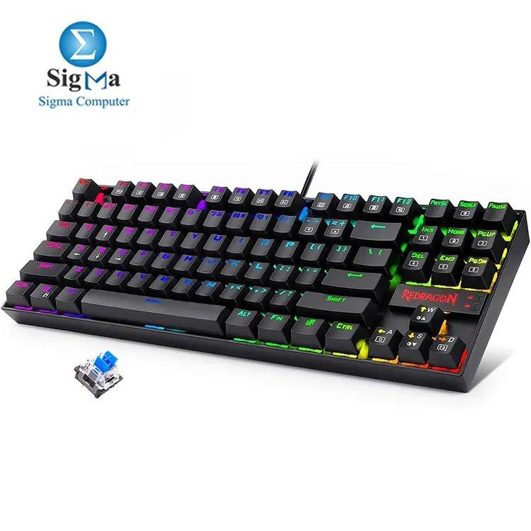 Redragon Kumara K552 RGB Blue Switches Mechanical Gaming Keyboard - Main view