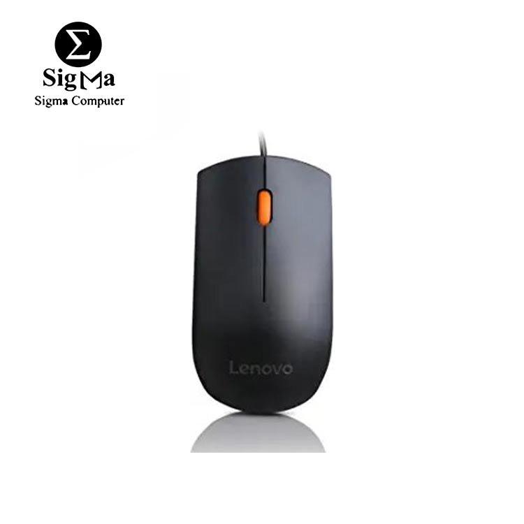 Lenovo 300 Wired Mouse Black - Main view