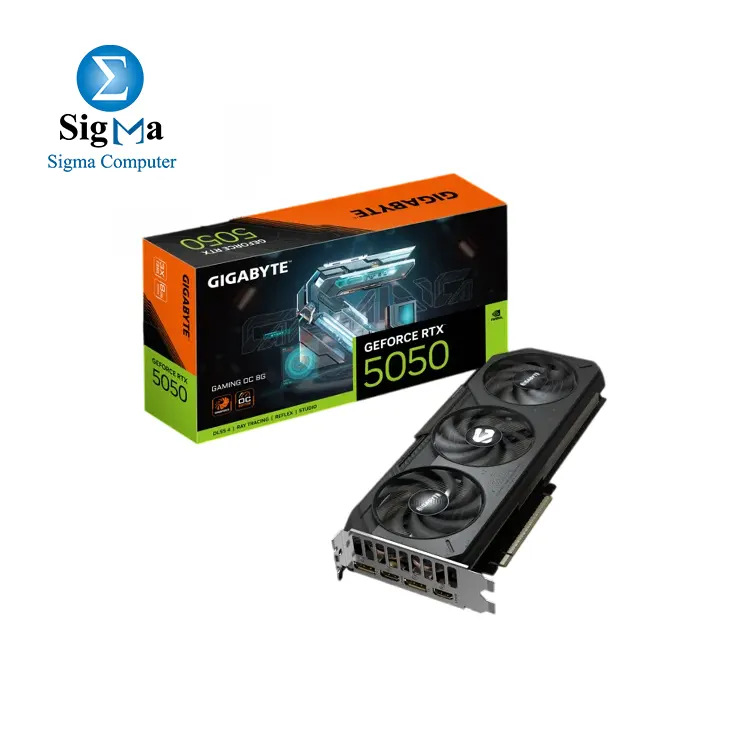 Gigabyte GeForce RTX 5050 Gaming OC 8GB GDDR6. - Main view
