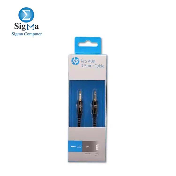 Cable AUX 3.5 mm 3 m length of HP - Black - Main view