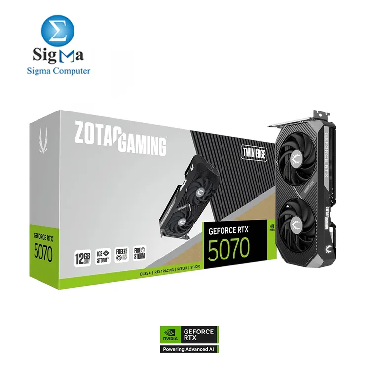 ZOTAC RTX 5070 TWIN EDGE 12G DDR7 - Main view