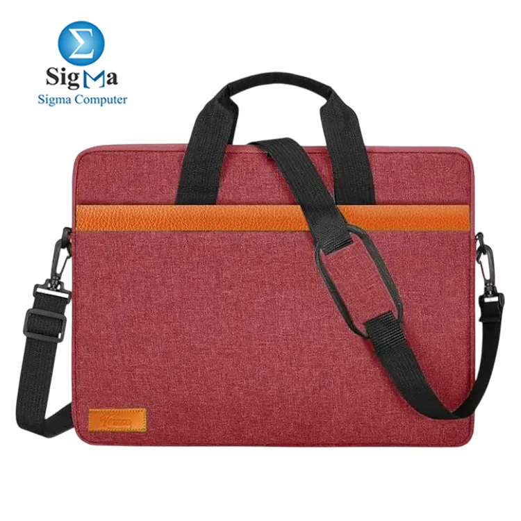 COUGAR-EGY Red Laptop Messenger & Shoulder Bag (Model: 016) - Main view