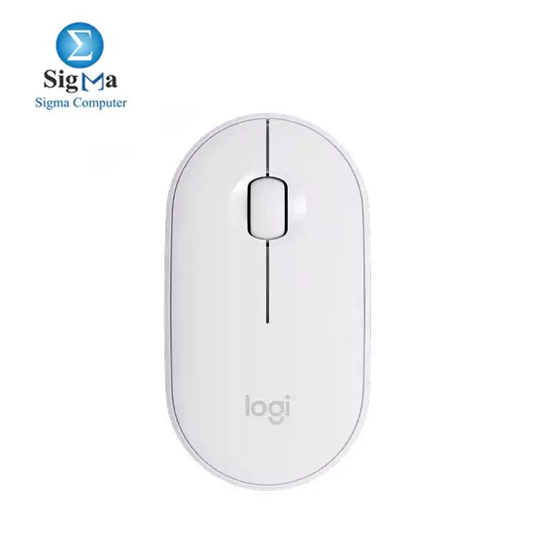 LOGITECH M350 PEBBLE WIRELESS MOUSE - OFF WHITE - Main view