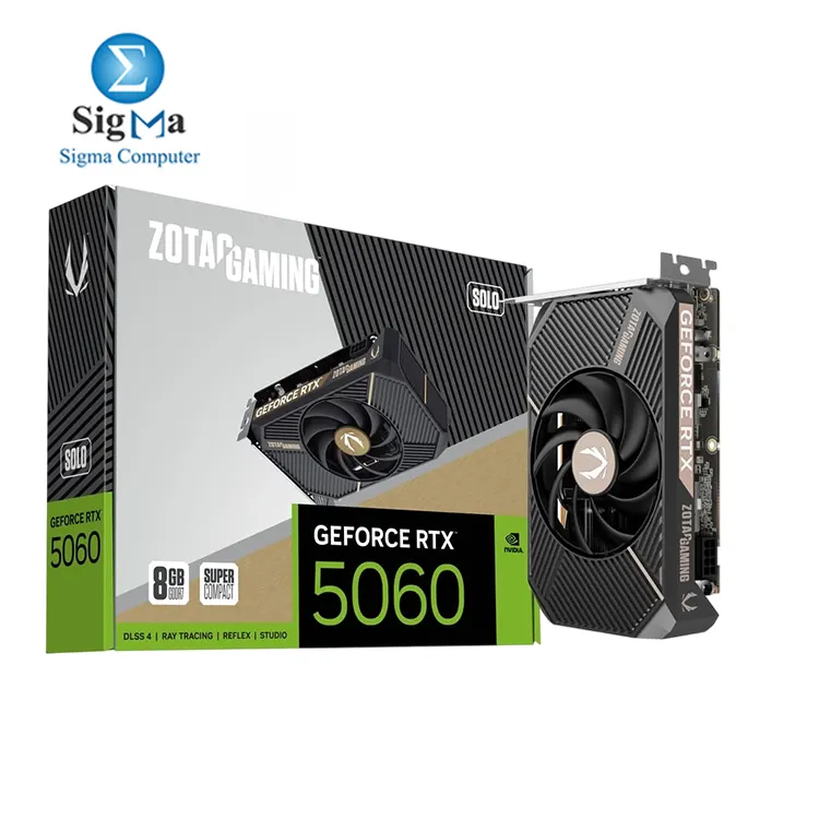 ZOTAC GAMING GeForce RTX 5060 SOLO 8GB GDDR7 - Main view
