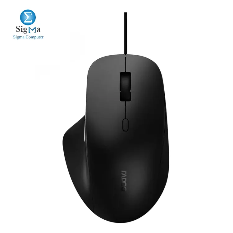 Rapoo N500 Optical USB Mouse Black - Main view