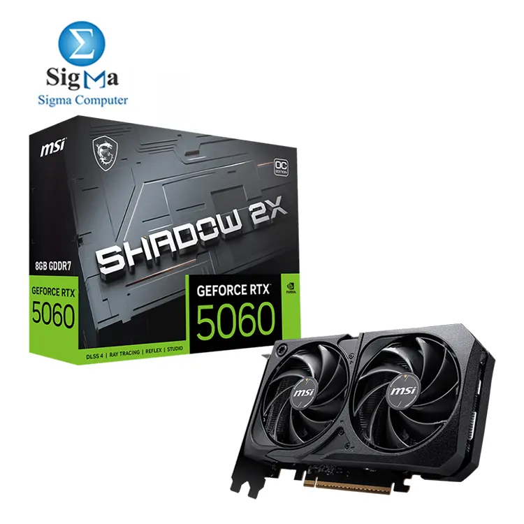 MSI GeForce RTX 5060 8G SHADOW 2X OC - Main view