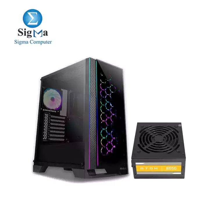 ANTEC CASE NX600 + ATOM POWER SUPPLY B650 650W 80+ BRONZE - Main view