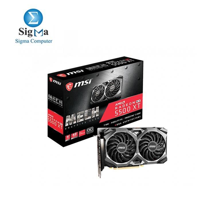 MSI RADEON RX 5500 XT MECH 4GB OC GDDR6 - Main view