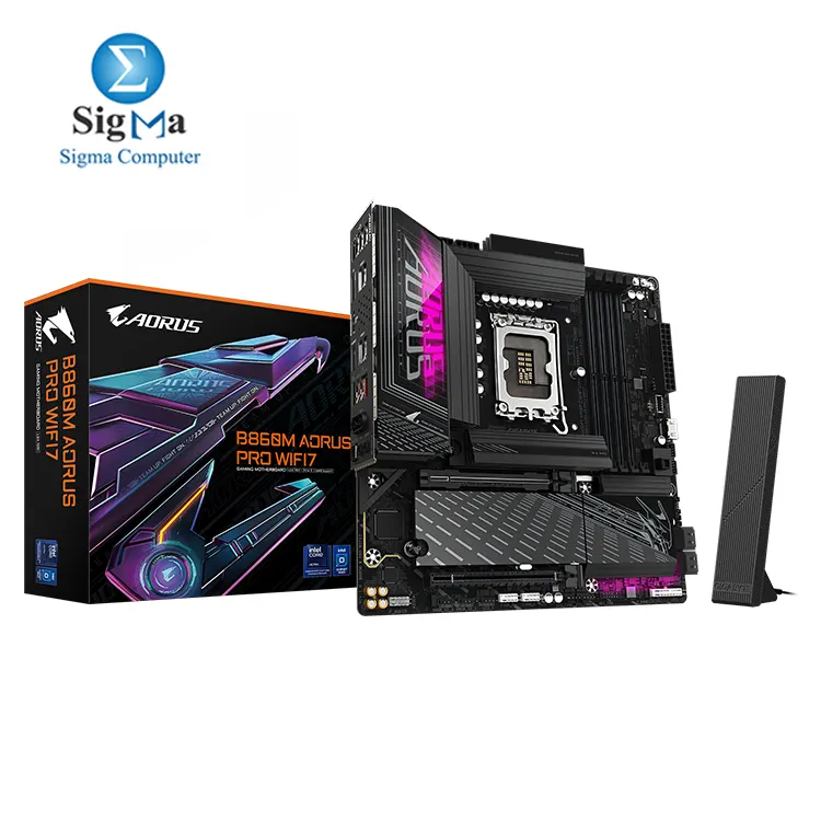GIGABYTE B860M AORUS PRO WIFI7 - Main view