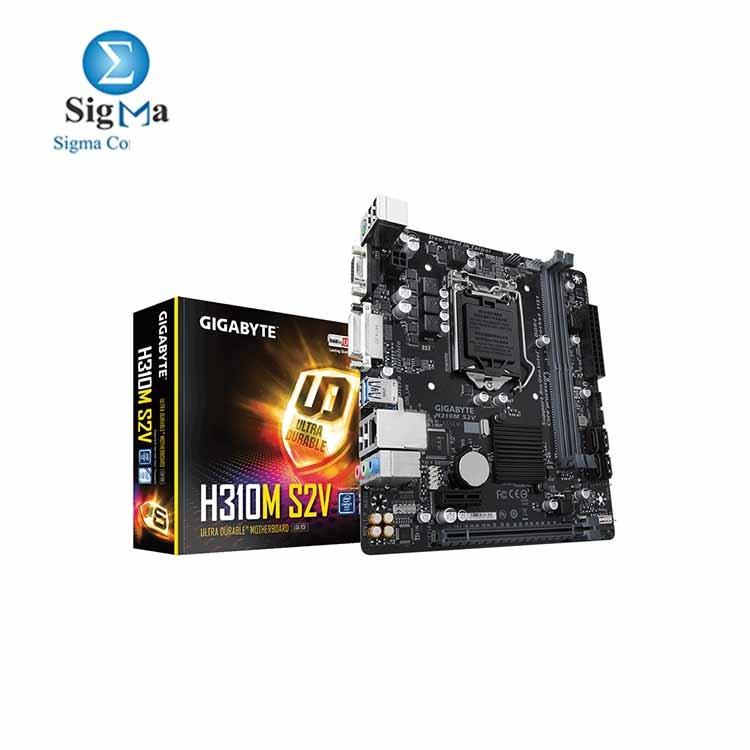 GIGABYTE Intel H310M S2V Coffee Lake Micro ATX Motherboard - Main view