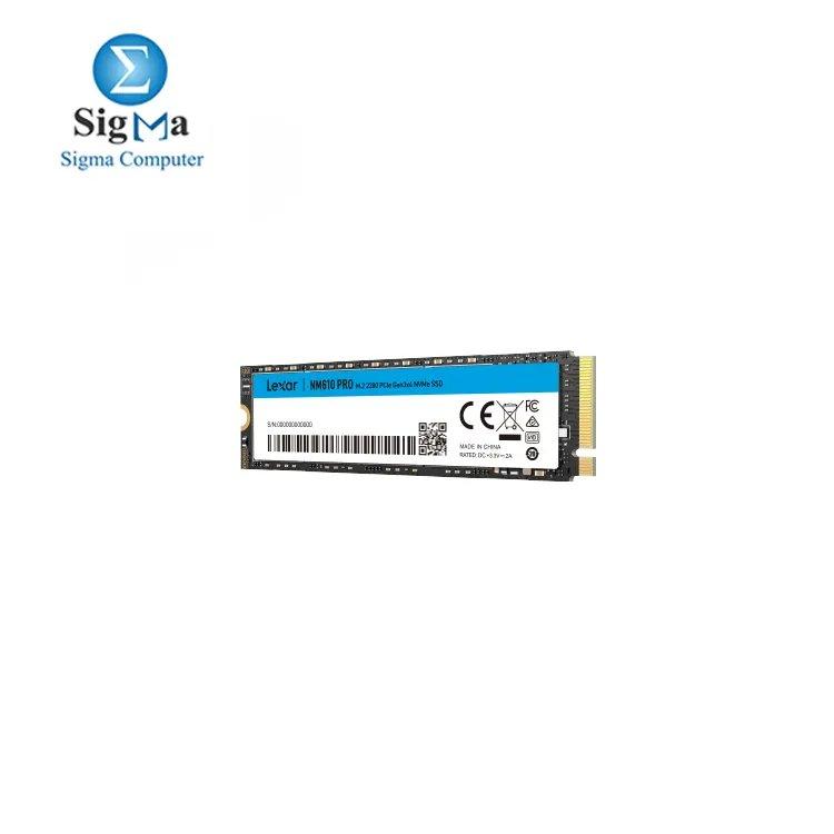 Lexar NM610PRO 1TB SSD, NVME 1.4 PCIe Gen3x4 M.2 2280 Internal SSD