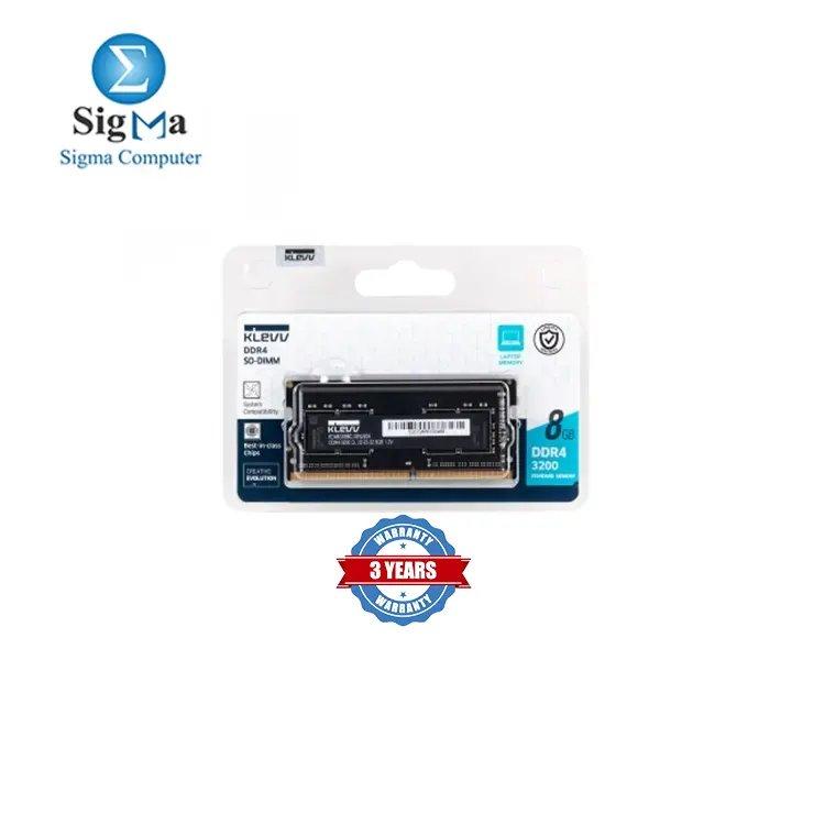 KLEVV 8G DDR4 3200MHz NB CL22 - KLEVV | 2950 EGP | Sigma Computer