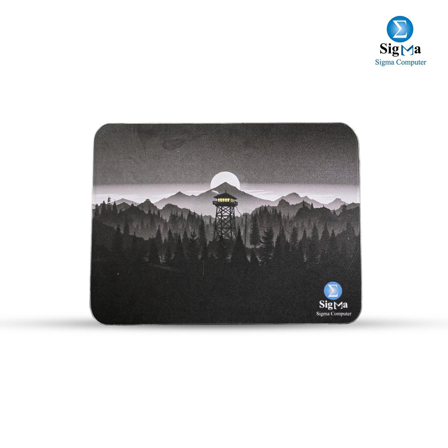 Long night glass gaming mouse pad (29.5 X 30.5) - Main view