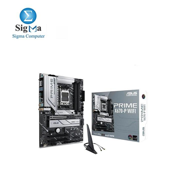 ASUS PRIME X670P WIFI DDR5 Motherboard 90MB1BV0-M0EAY0 - Main view
