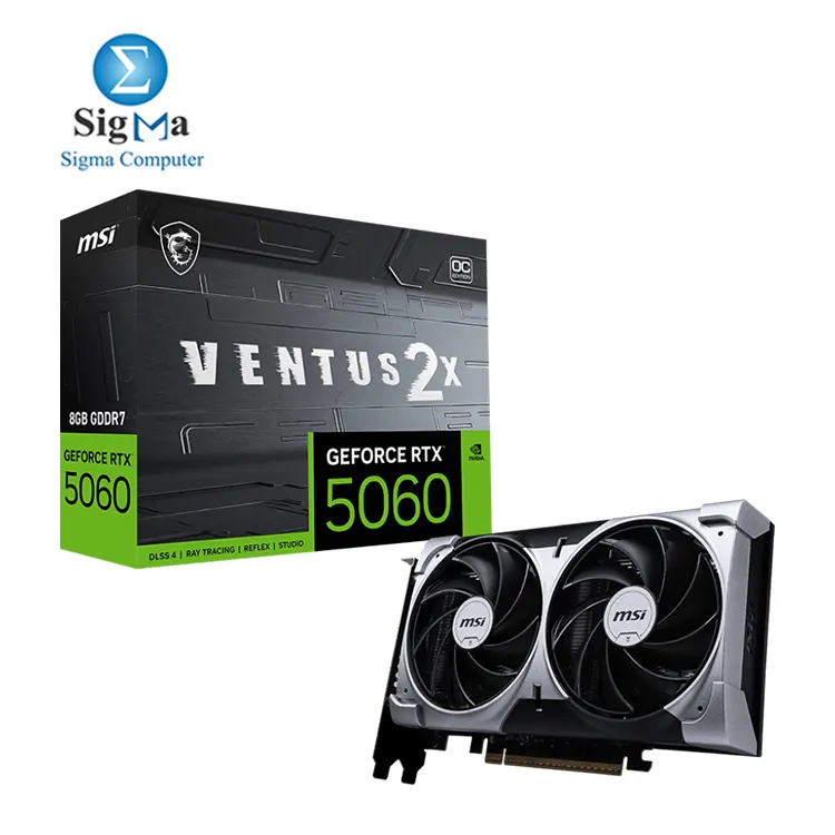 MSI GeForce RTX 5060 8G VENTUS 2X OC - Main view