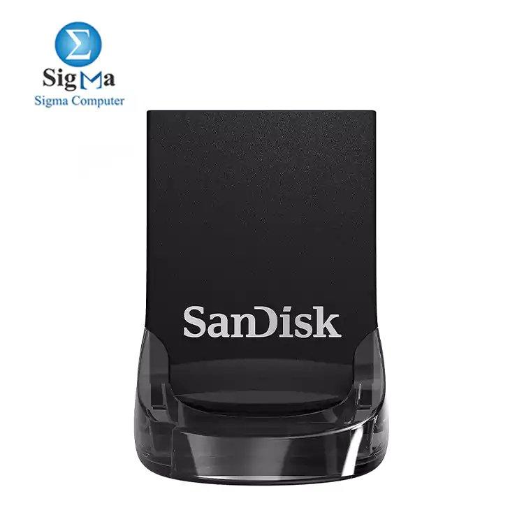 SanDisk 128GB Ultra Fit USB 3.1 Flash Drive - CZ430-128G - Main view