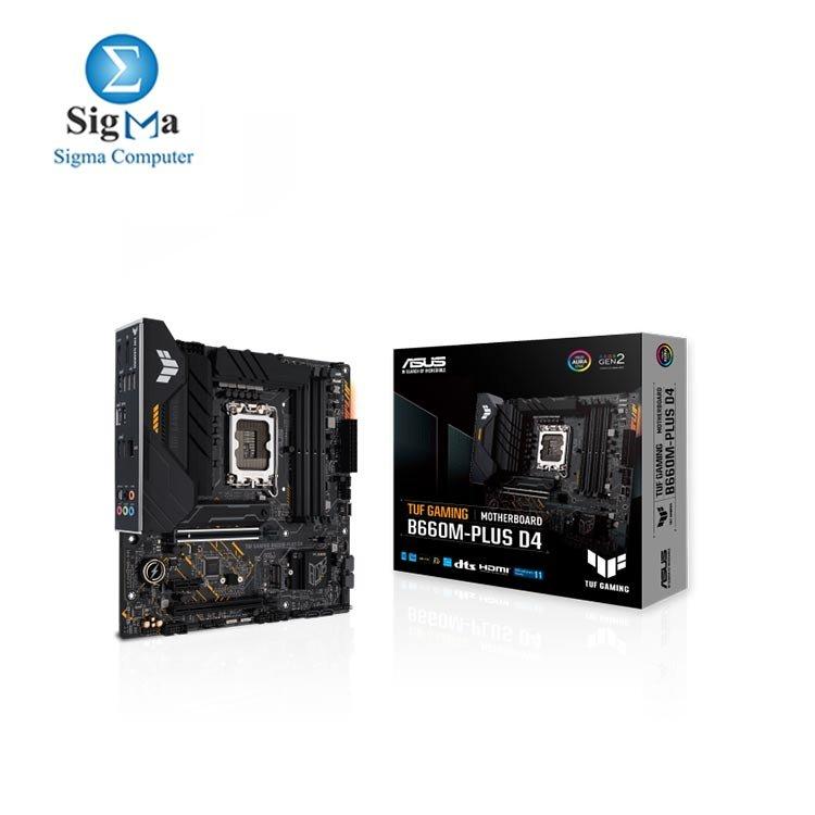 ASUS TUF GAMING B660M-PLUS D4 motherboard - Main view