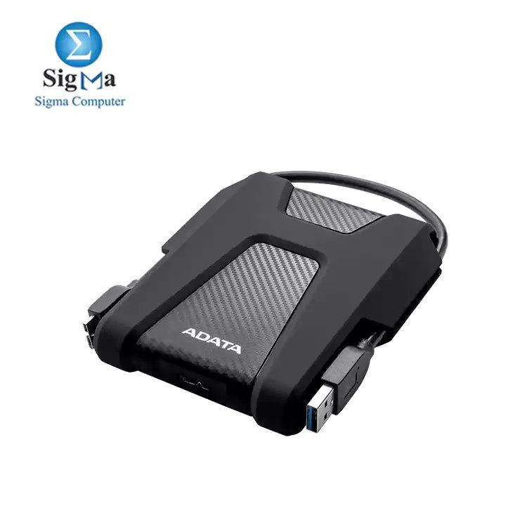 ADATA 2TB HD680 External USB 3.2 Hard Drive - BLACK - Main view