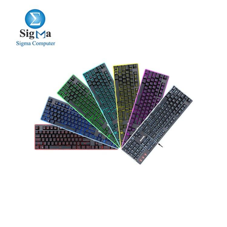 Redragon K509 DYAUS 7 Colors Backlit Gaming Keyboard - Main view