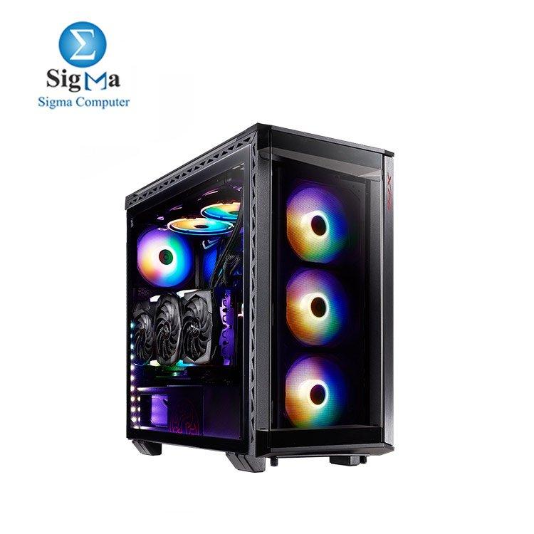 XPG BATTLECRUISER ARGB- BLACK Super Mid-Tower Gaming Chassis - Main view