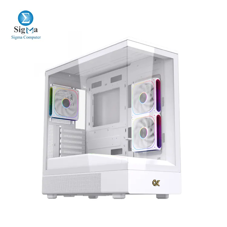 XIGMATEK Sun Arctic 5 Fan Argb PWM White Super Tower Case-EN49729 - Main view
