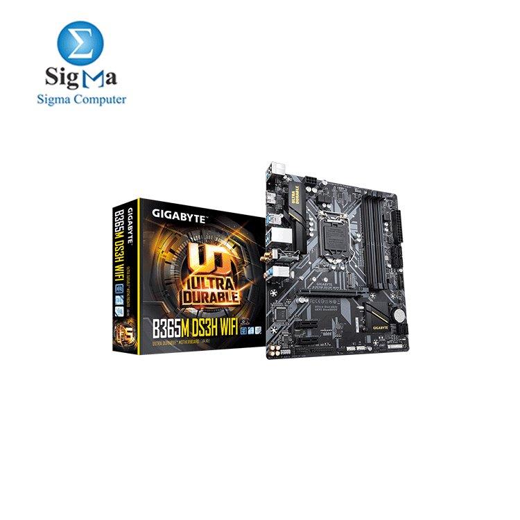 GIGABYTE Intel B365M DS3H Wifi Ultra Durable motherboard - Main view