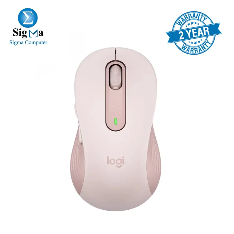 LOGITECH M650L Signature Bluetooth Mouse - ROSE - Main view