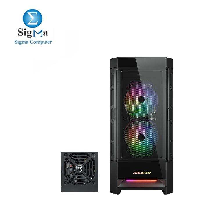 COUGAR Case DUOFACE 3 FAN RGB +POWER VTE X2 650W - Main view